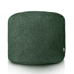 Pouf Runder Sitzhocker Zylinder - Teddy-Bouclé – Ansicht 2
