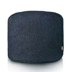 Pouf Runder Sitzhocker Zylinder - Teddy-Bouclé – Ansicht 2