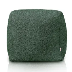 Pouf Sitzwürfel Quadratisch - Teddy-Bouclé – Ansicht 2