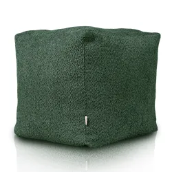 Pouf Sitzwürfel Quadratisch - Teddy-Bouclé – Ansicht 3