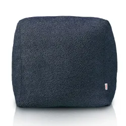 Pouf Sitzwürfel Quadratisch - Teddy-Bouclé – Ansicht 2