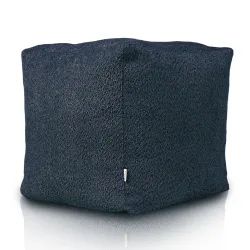 Pouf Sitzwürfel Quadratisch - Teddy-Bouclé – Ansicht 3