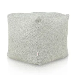 Pouf Sitzwürfel Quadratisch - Teddy-Bouclé