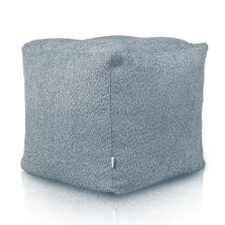 Pouf Sitzwürfel Quadratisch - Teddy-Bouclé