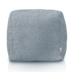 Pouf Sitzwürfel Quadratisch - Teddy-Bouclé – Ansicht 2