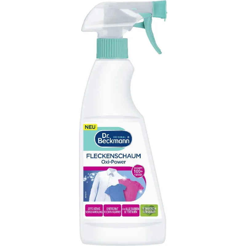 Dr.Beckmann Oxi Power Fleckentferner 500ml, wirksames Mittel zur Fleckenentfernung