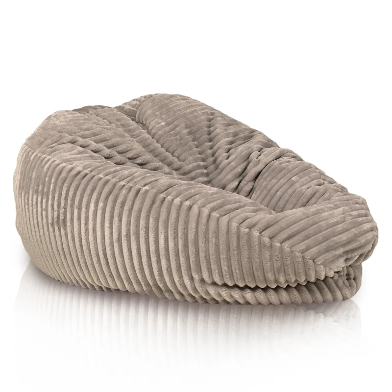 Beige sitzsack xl stripe