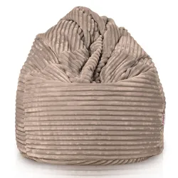 Beige sitzsack xxl stripe