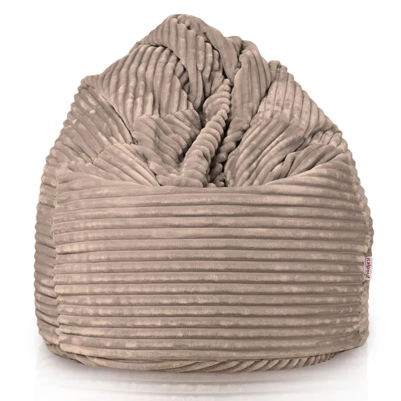 Beige sitzsack xxl stripe