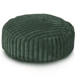 Runder Fußhocker - Breitcord Royal