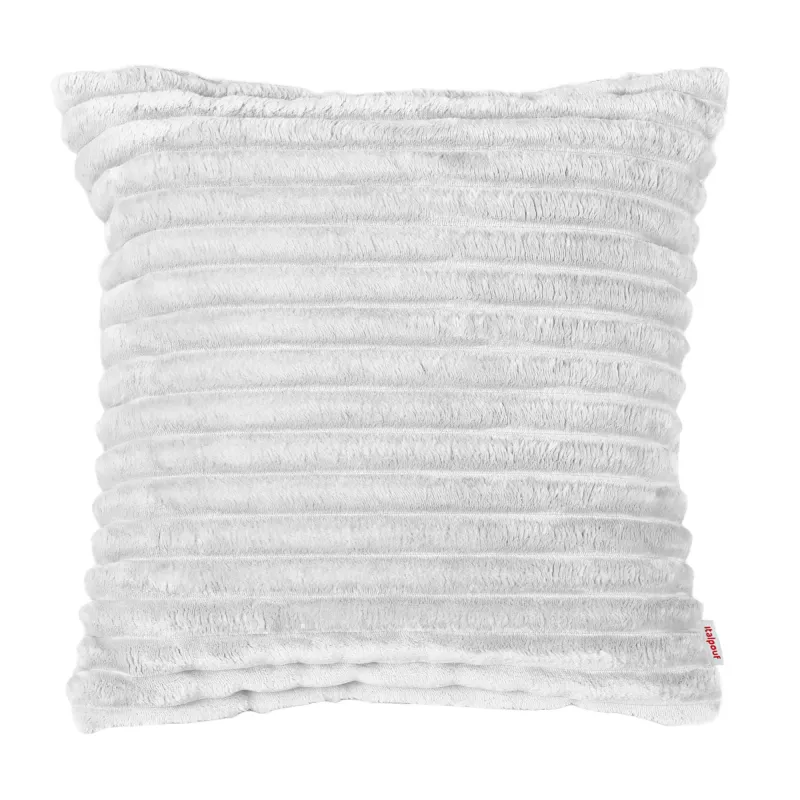 Quadratisches Dekokissen 45x45 cm - Breitcord Stripe