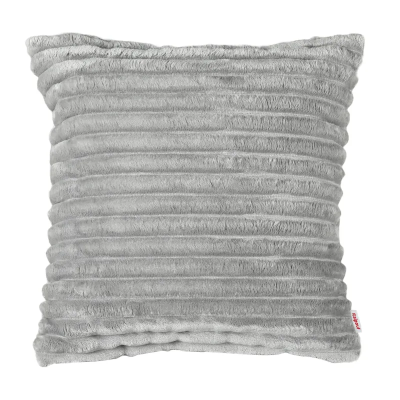 Quadratisches Dekokissen 45x45 cm - Breitcord Stripe