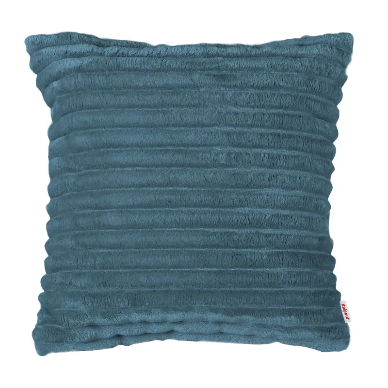 Quadratisches Dekokissen 45x45 cm - Breitcord Stripe