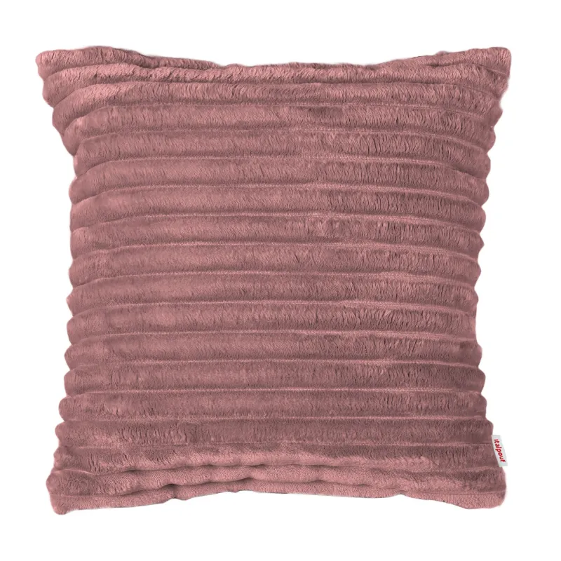 Quadratisches Dekokissen 45x45 cm - Breitcord Stripe