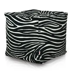 Pouf Sitzwürfel Quadratisch - Premium Print-Stoff