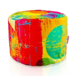 Pouf Runder Sitzhocker Zylinder - Outdoor Pro Wasserdicht
