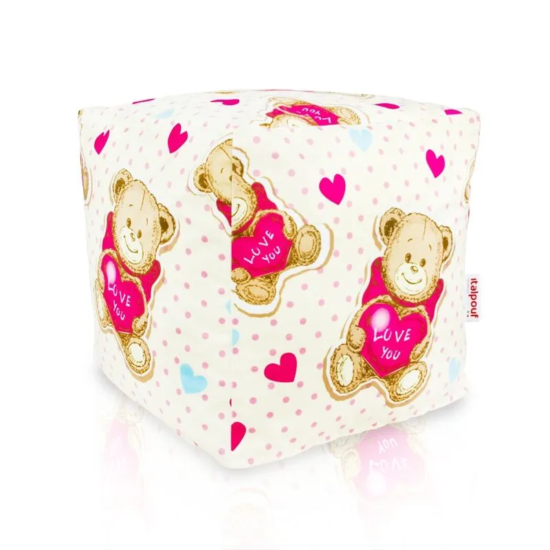 Pouf Sitzwürfel Quadratisch - Premium Print-Stoff – Ansicht 14