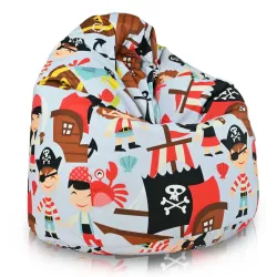 Kinder-Sitzsack - Premium Print-Stoff