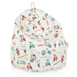 Kinder-Sitzsack - Premium Print-Stoff