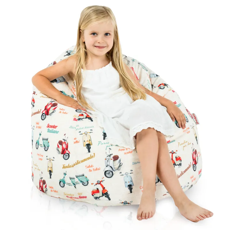 Kinder-Sitzsack L - Premium Print-Stoff – Ansicht 56