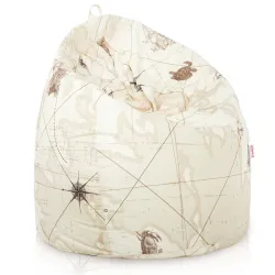 Sitzsack Klassik - Premium Print-Stoff