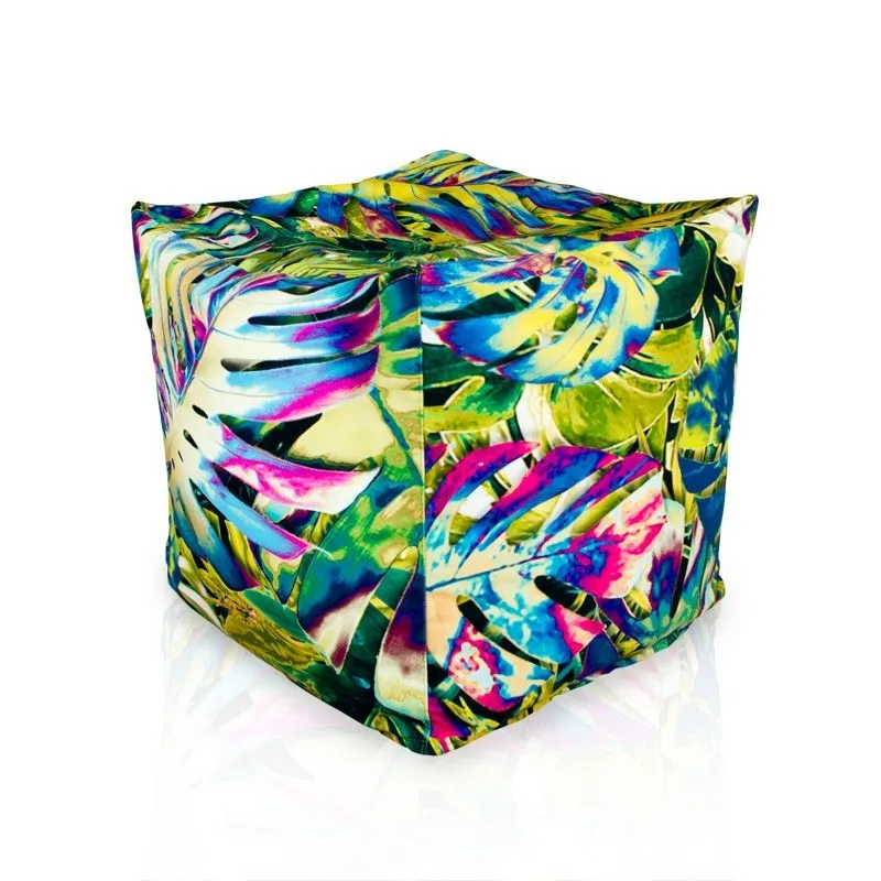 Pouf Sitzwürfel Quadratisch - Premium Print-Stoff – Ansicht 11