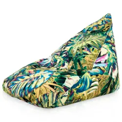 Boden-Sitzsack XL Bermuda - Premium Print-Stoff