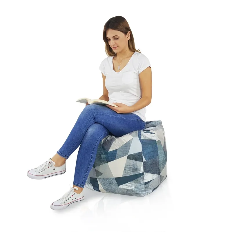 Pouf Sitzwürfel Quadratisch - Premium Print-Stoff – Ansicht 6