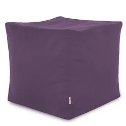 Pouf Sitzwürfel Quadratisch - Soft-Velours