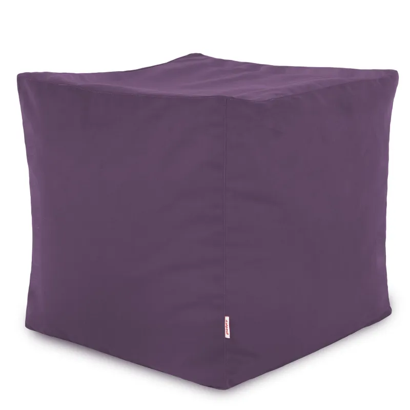 Pouf Sitzwürfel Quadratisch - Soft-Velours – Ansicht 14