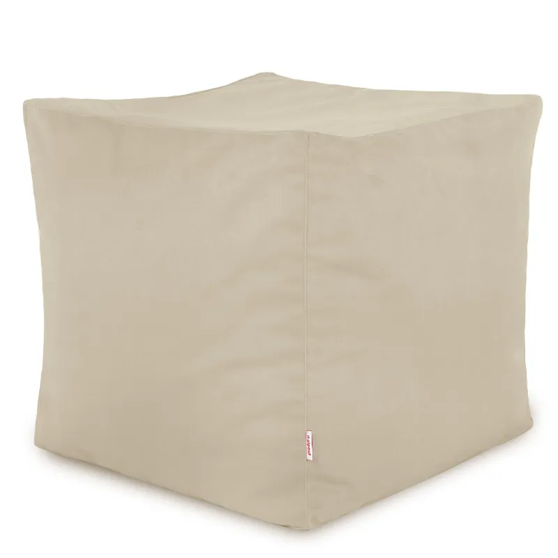 Perle Sitzhocker in elegantem Samt, ideal für moderne Wohnräume