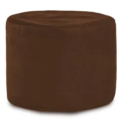 Pouf Runder Sitzhocker Zylinder - Soft-Velours