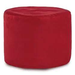 Pouf Runder Sitzhocker Zylinder - Soft-Velours