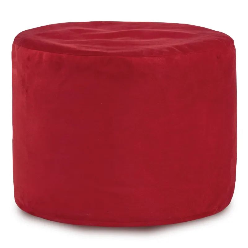 Pouf Runder Sitzhocker Zylinder - Soft-Velours – Ansicht 3