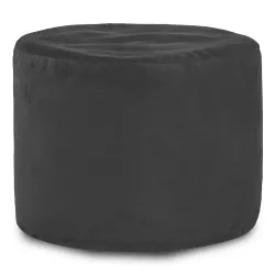 Pouf Runder Sitzhocker Zylinder - Soft-Velours