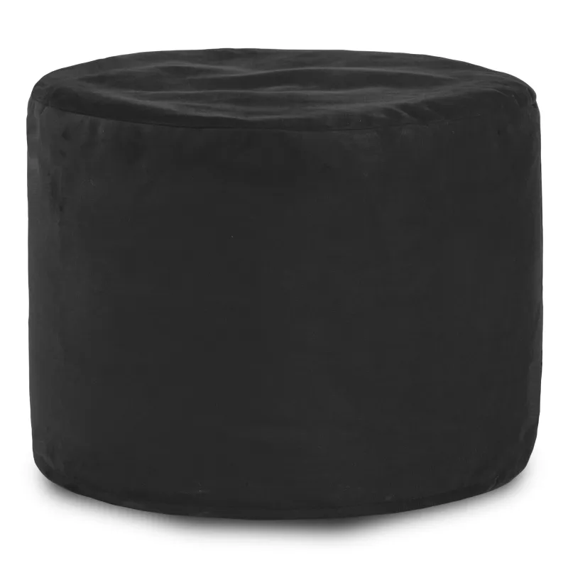 Pouf Runder Sitzhocker Zylinder - Soft-Velours – Ansicht 6