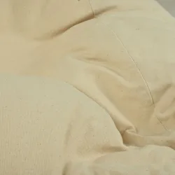 Riesensitzsack XXL für Erwachsene - Premium Naturbaumwolle - Ungefärbt, Ökologisch – Ansicht 5