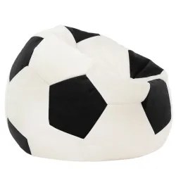 Riesiger Fußball Sitzsack XXL - Soft-Velours