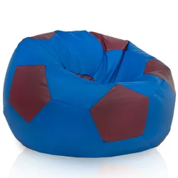 Sessel Sitztzsack Fußball für Kinder - Kunstleder