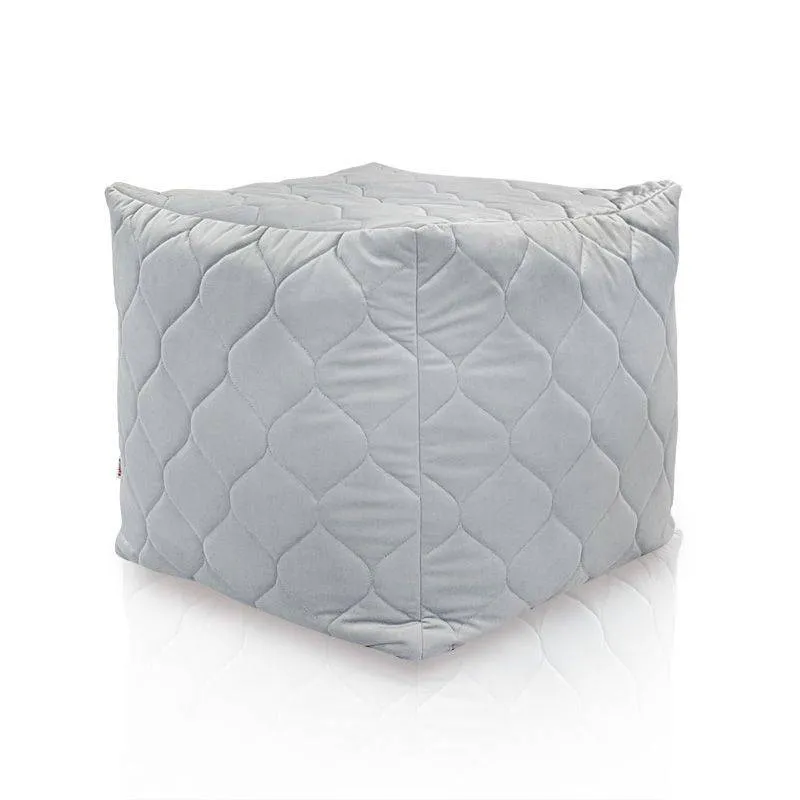 Pouf Sitzwürfel Quadratisch - Soft-Velours – Ansicht 33