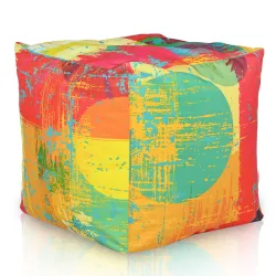 Pouf Sitzwürfel Quadratisch - Outdoor Pro Garten Wasserdicht