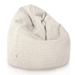 Kinder-Sitzsack L - Teddy-Bouclé