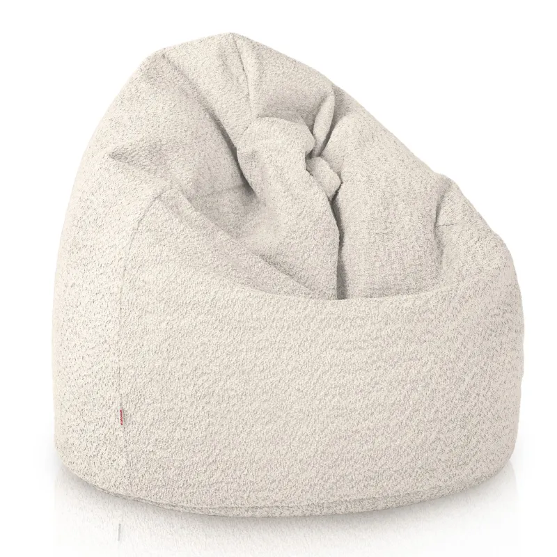Kinder-Sitzsack L - Teddy-Bouclé