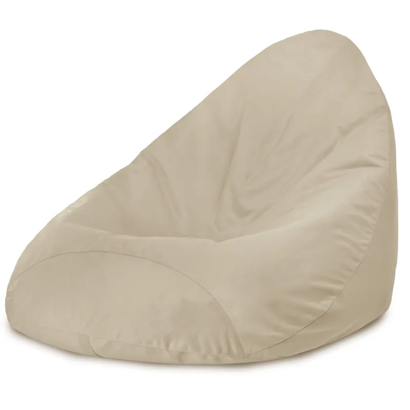 Drop XXL Sitzsack mit Lehne aus weichem Plüsch für Entspannung