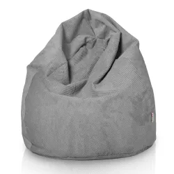 Sitzsack XL Klassik -Struktur-Velours Dot – Ansicht 10