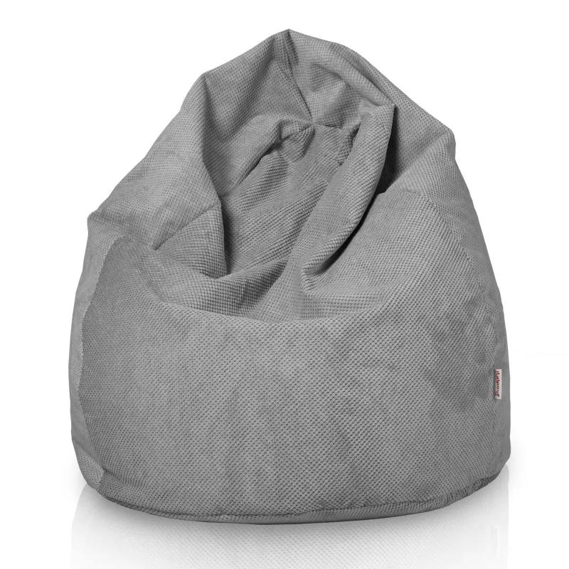 Sitzsack XL Klassik -Struktur-Velours Dot – Ansicht 10