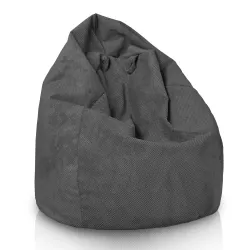 Sitzsack Klassik -Struktur-Velours Dot