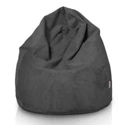 Sitzsack XL Klassik -Struktur-Velours Dot – Ansicht 17