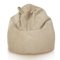 Kinder-Sitzsack L - Struktur-Velours Dot – Ansicht 3