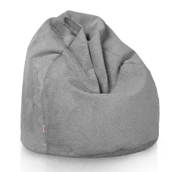 Kinder-Sitzsack - Struktur-Velours Dot